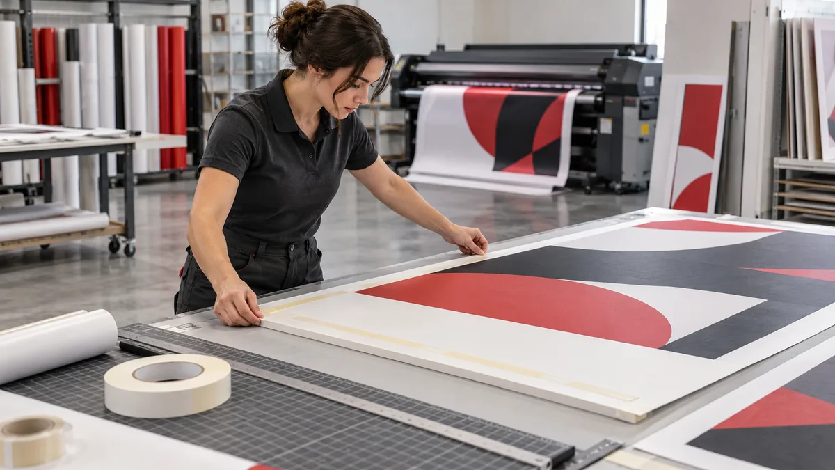 Printing & Graphics tape application environment