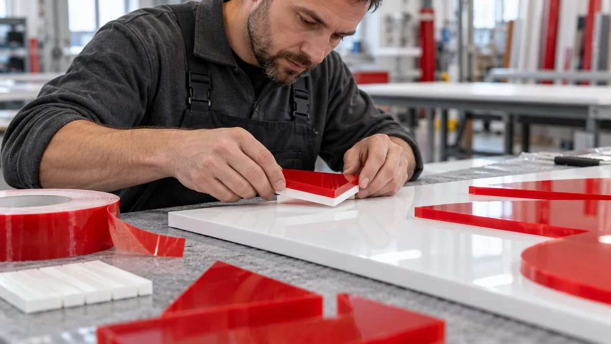 Signage & Advertising tape application environment